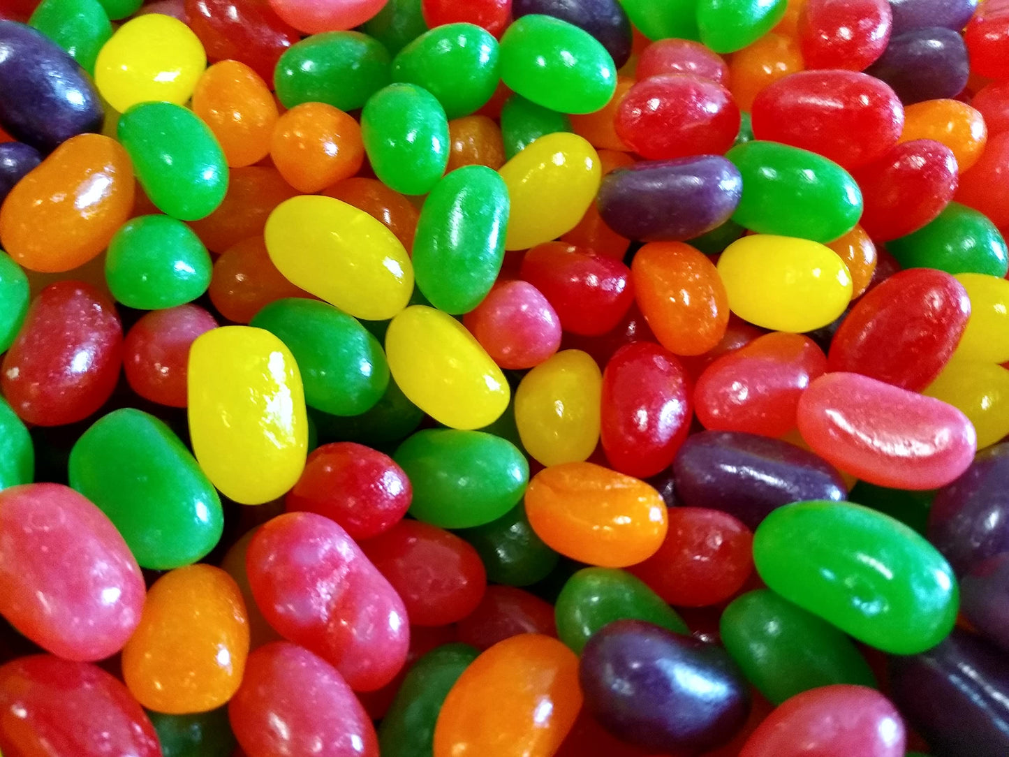 Jumbo Assorted Jelly Beans - 2 Lbs Of Fresh Delicious Extra Large Strawberry Cherry Lemon Lime Grape Orange Jelly Beans