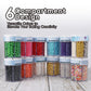 Rainbow Sprinkles For Cake Decorating, 11Oz 6 Sizes Pearl Sprinkles For Cake Cupcake Ice Cream Donuts Cookie Baking Toppings