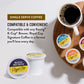 ROYAL CUP SIGNATURE Coffee - Majestic Bold Extra Dark Roast compact pieces - 24 Count