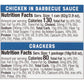 Bumble Bee Snack on the Run BBQ Chicken Salad with Crackers Kit, 3.5 oz (Pack of 12) - Ready to Eat, Spoon Included - Shelf Stab