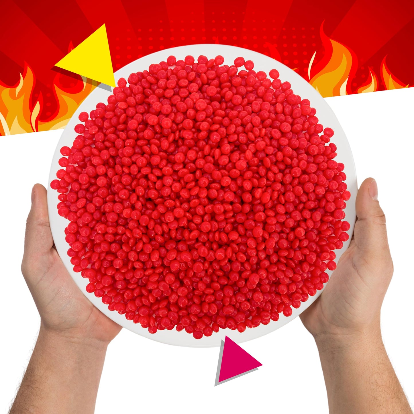 Cinnamon Imperials | 5 Pound Bulk Bag | Red Hots Hard Candy