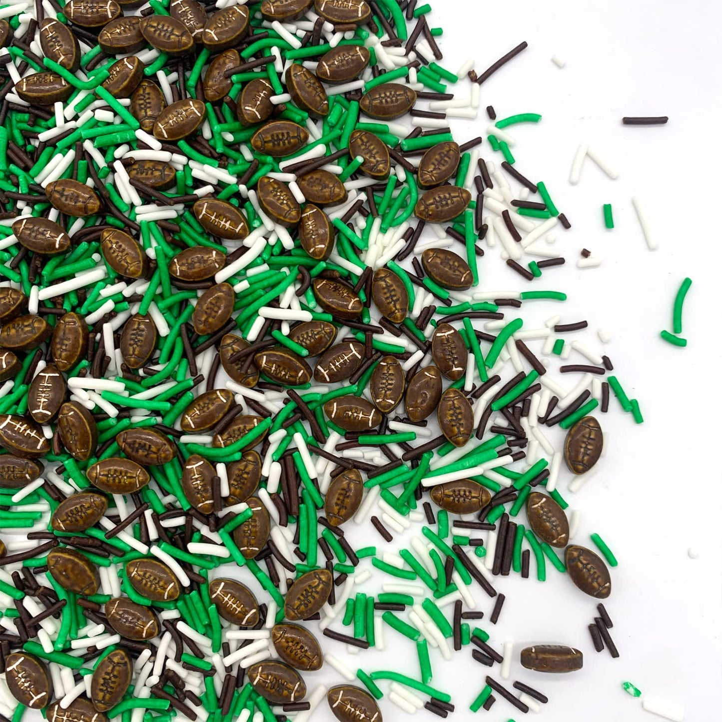 3.2Oz Football Sprinkle Baking Cookie Cake Cupcake Decoration Party Ball Sprinkles