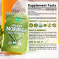Majus Organic Moringa Powder (1 Pound), Oleifera Leaf, Extra-Fine Quality, Dried Drumstick Tree Leaves, For Tea, Smoothies, Food-Grade