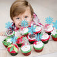 36 Pcs Snowflake Cupcake Toppers Glitter Winter Frozen Theme Cupcake Picks For Winter Wonderland Snowflake Theme Baby Shower Kid