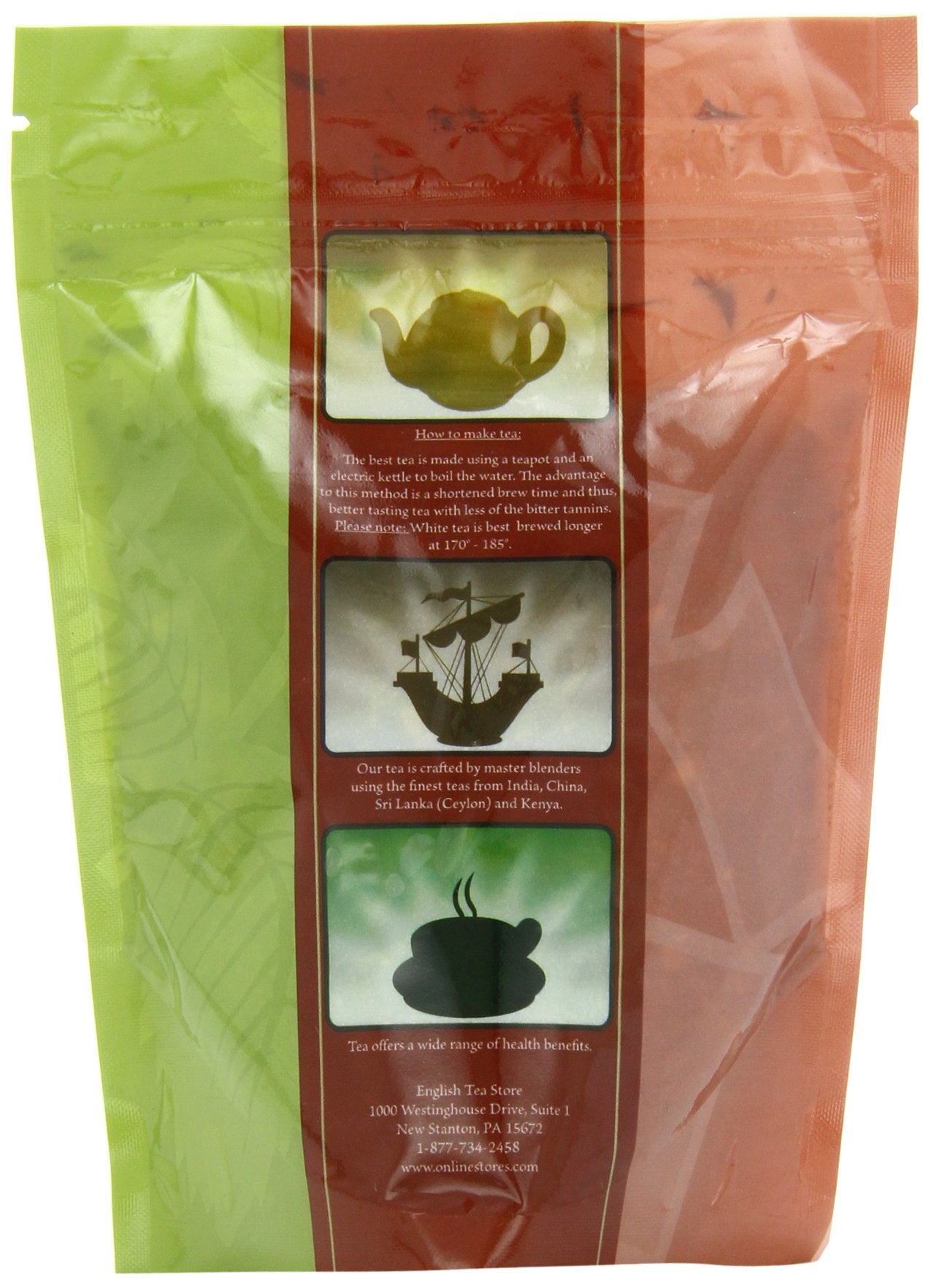 English Tea Store Loose Leaf Apple Spice Tea Pouches, 4 Ounce