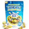 Fruncherz Candy Corn Puffz - Kosher Airy Taffy Bites, Marshmallow & Vanilla Flavors, Perfect for Halloween & Parties