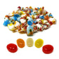 Assortit Fruit Filled Hard Candies - Bon Bons with Real Fruit Pulp - 1 lb - Multi Flavors