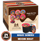 Crazy Cups Blueberry Coffee Pods Variety Pack  Magic Berries Flavored Coffee  Single Serve Recyclable Pods Compatible With Keurig K Cup malt-inspired  24 Count
