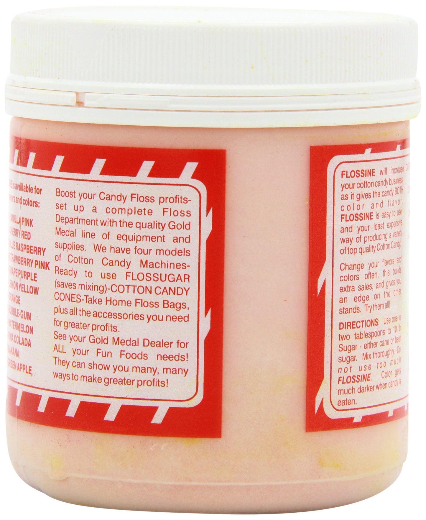 Gold Medal Flossine Can, Lemon Yellow