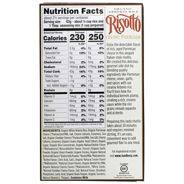 Lundberg Organic Creamy Parmesan Risotto Rice, Gluten Free, 5.5 Ounces (Pack Of 6)