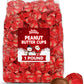 Bulk Milk Chocolate Peanut Butter Cups Miniatures 1 Pound - Individually Wrapped Chocolate Candy In Red Foil For Parties, Gift Bags, And Candy Buffets - Approx 55 Pieces