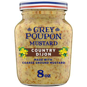 Grey Poupon Country Dijon Mustard, 8 oz Jar, Pack of 1