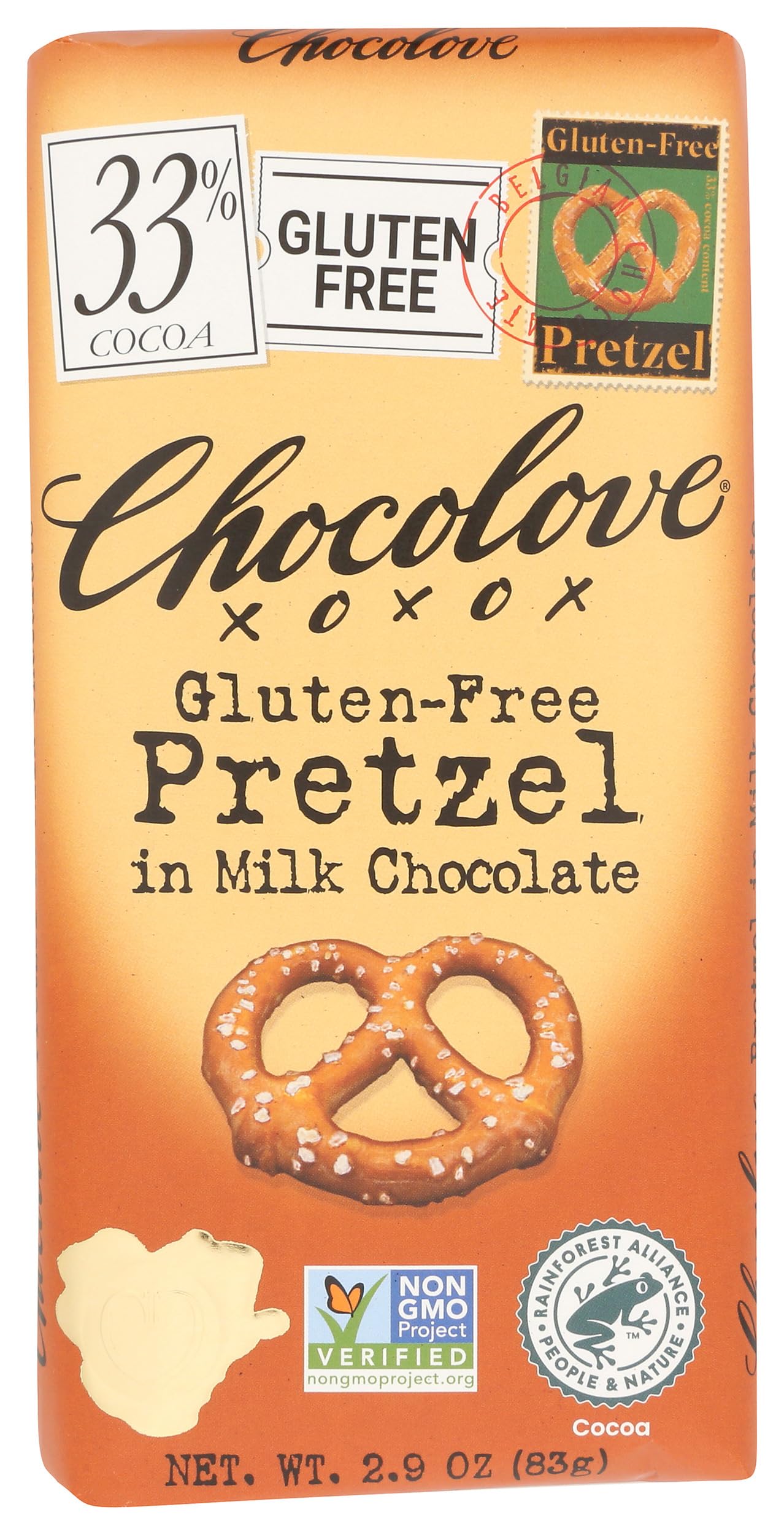 Chocolove Pretzel In Milk Chocolate, 2.9 Oz