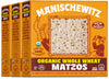 Manischewitz Organic Whole Wheat Matzos Kosher For Passover 10oz (3 Pack) Crisp & Delicious, Kosher for Passover and for Year Ro