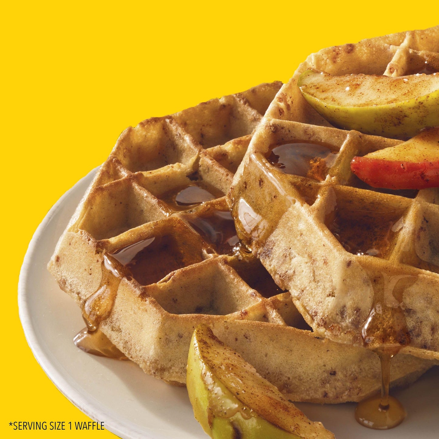 Eggo Thick And Fluffy Cinnamon Brown Sugar Waffles, Belgian Style, 11.6 Oz 6 Count (Frozen)