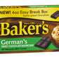 Baker'S German'S Sweet Chocolate Baking Bar, 4 Ounce (Pack Of 12)