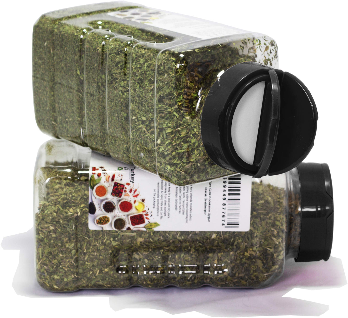 Cerez Pazari Dried Mint Leaves 5.3Oz |%100 Natural, Non-Irradiated, Non-Gmo, Gluten Free, Raw Turkish Dried Spearmint Leaves, Cr