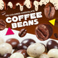 LAETAFOOD Chocolate Covered Espresso Beans Bulk Candy, Tricolor, 1 Pound Bag