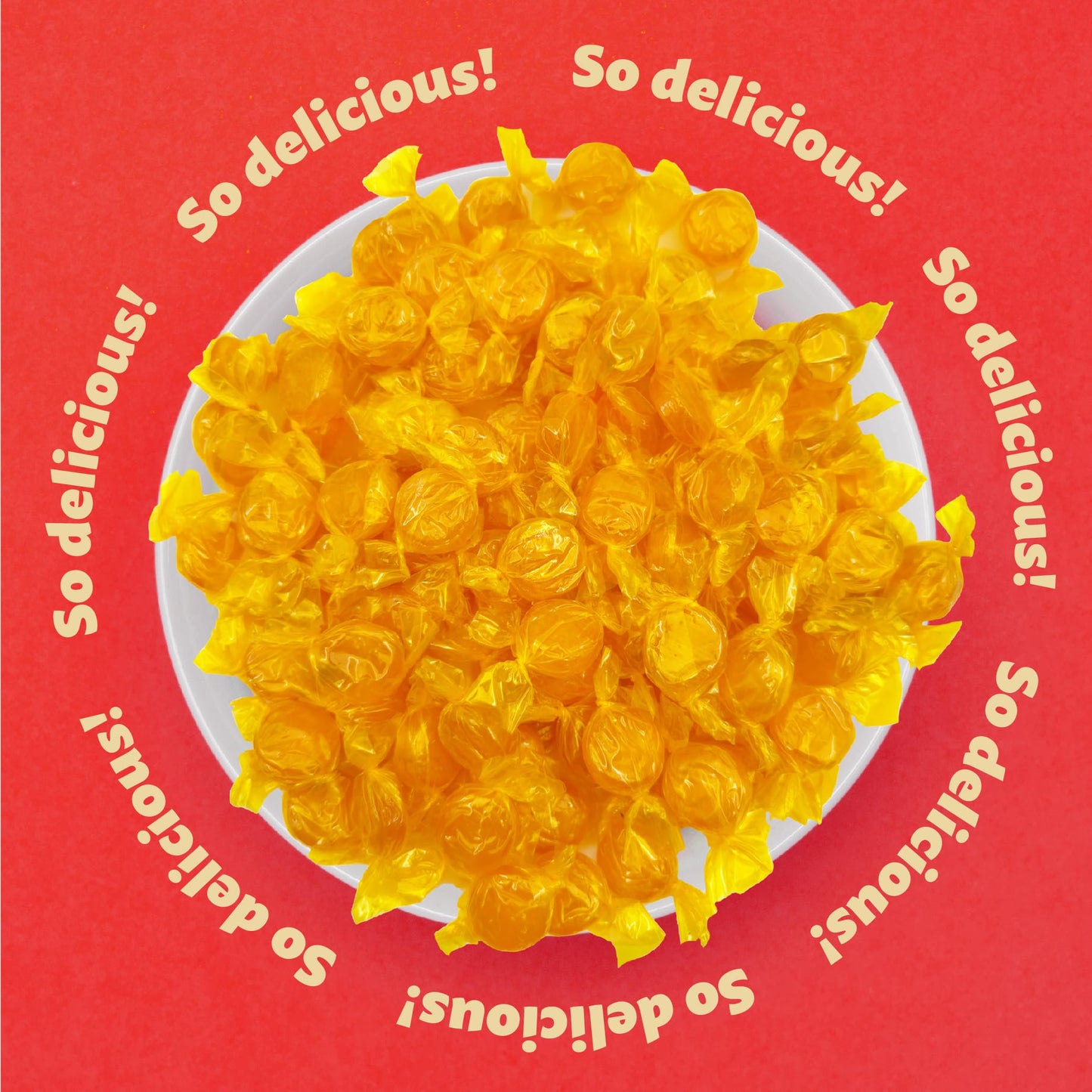 Butterscotch Hard Candy, Old-Fashioned Individually Wrapped Buttons, 1.5 Pound Pack