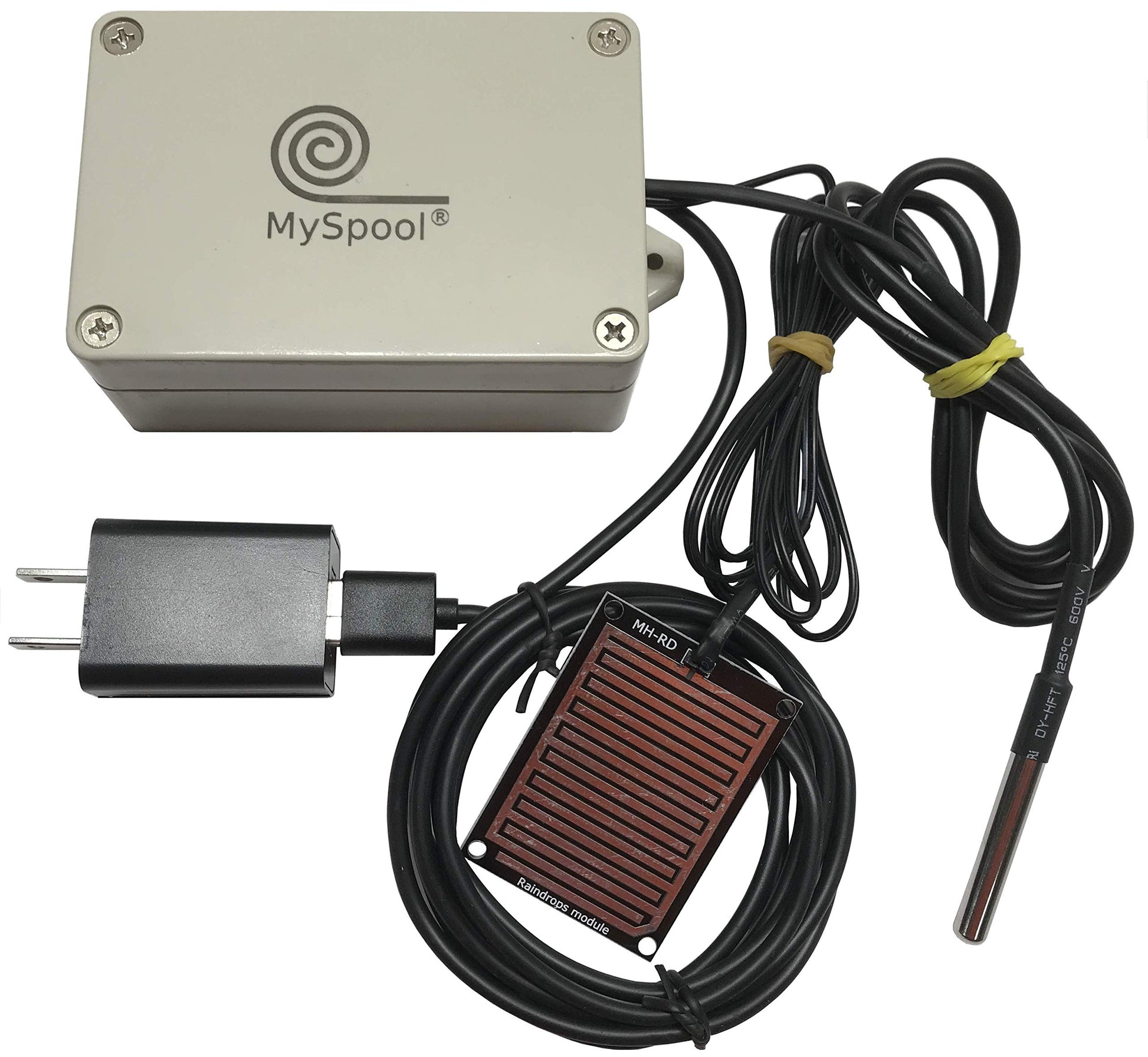 Water And Temperature Alert With Text Message And Email Notifications, Dual Sensors