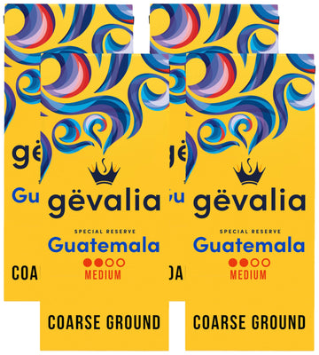 Gevalia Special Reserve Guatemala Single Origin Medium Roast Coarse Ground Coffee (10 Oz Bag) (Pack Of 4)