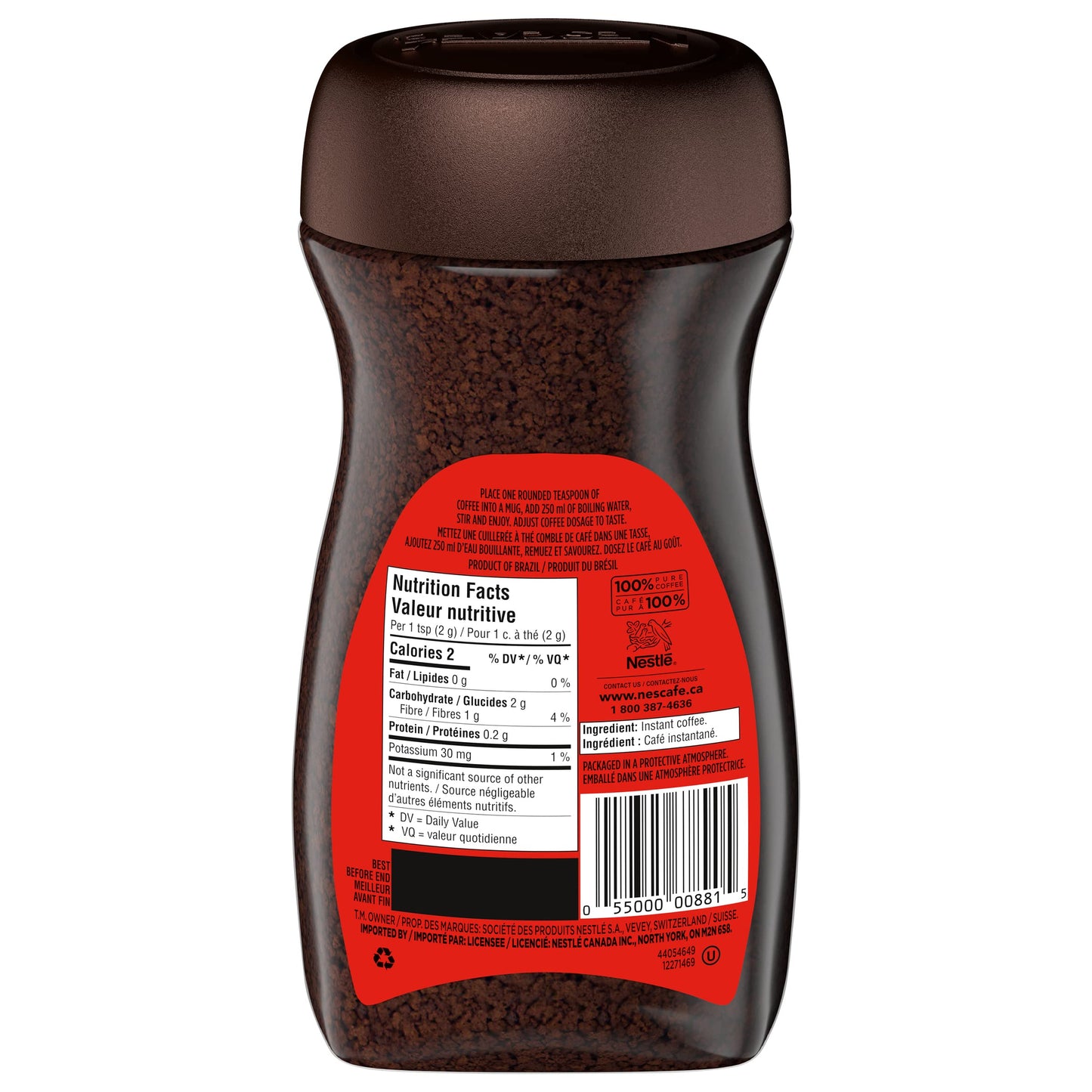 Nescafe Rich Instant Coffee 170G {Imported From Canada}