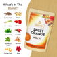 BREWIX Sweet Orange Hibiscus Tea Bags - Caffeine-Free Herbal Tea, 25 Pyramid Bags, Supports Calm & Balance