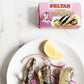 Sultan Boneless Skinless Sardines in Olive Oil, High Protein, 4.37oz (Pack of 10)