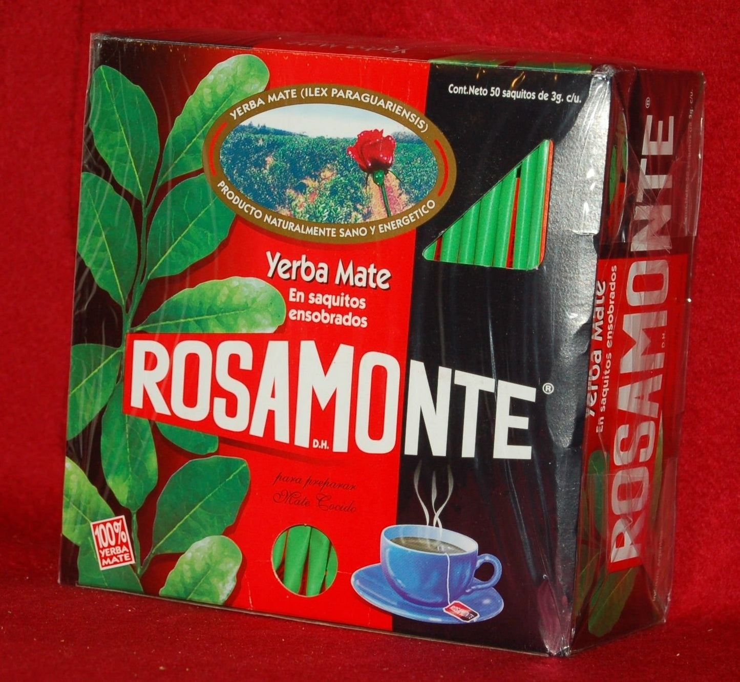 Yerba Mate Rosamonte - Mate Cocido - 50 Tea Bags
