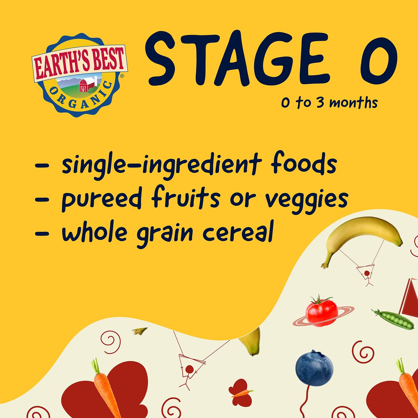 Earth'S Best Organic Baby Food, Whole Grain Oatmeal Cereal, Non-Gmo, Easily Digestible And Iron Fortified 8 Oz Box