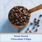 GHIRARDELLI Semi-Sweet Chocolate enhanced Baking Chips  12 oz Bag Rich Classic Chocolate Flavor for Baking