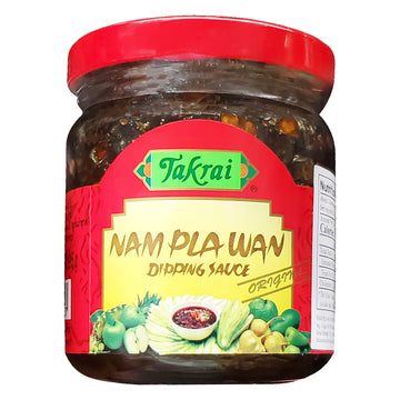 Takrai Nam Pla Wan Original Dipping Sauce (2 Pack, Total Of 15.16Oz) Brown 215 G.