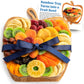 Dried Fruit Favorites on Apple Shape Bamboo Tray, Converts to Bowl for Mothers Day, Birthday, Thank You, Corporate Gifts by Blu