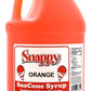Snappy Orange Sno Cone Syrup, 1 Gallon