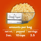 Jolly Time Simply Popped, Vegan, Dairy Free Microwave Popcorn, 3Oz Sharing Bag, 3 Bags Per Carton (Simply Popped Sea Salt, 3 Ounce (Carton Of 3))