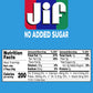 Jif No Added Sugar Creamy Peanut Butter Spread, 33.5 Ounces (Pack Of 8), Smooth, Creamy Texture, No Stir Peanut Butter Spread