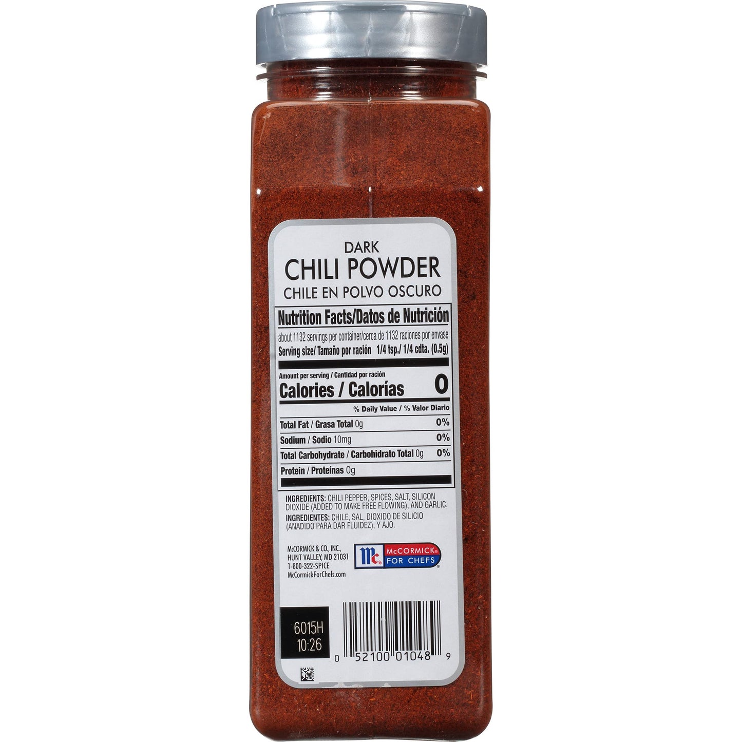 McCormick Culinary Dark Chili Powder, 20 oz - Enhances Nachos, Tacos, Enchiladas, Model 052100010489