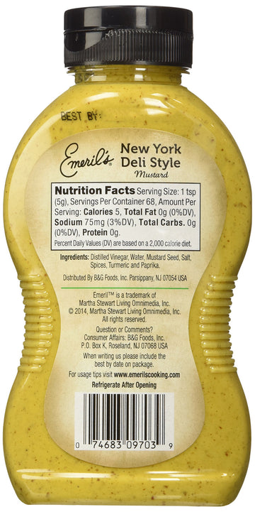 Emeril'S New York Deli Style Mustard, 12-Ounce Unit (Pack Of 6)