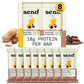 Send Bars Plant-Based Vegan Healthy Protein Bars, With Greens (Peanut Cacao Crunch, 8 Bars) – Only Real Ingredients, Zero Added Sugar, Gluten-Free, Dairy-Free