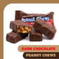 CRAZYOUTLET Goldenbergs Peanut Chews Original Dark Chocolate Candy - 32 Ounces Bulk Bag - Individually Wrapped Chewy Bars