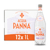 Acqua Panna Natural Spring Water, 33.8 Fl Oz, Pack of 12, Clear, Model 041508922494