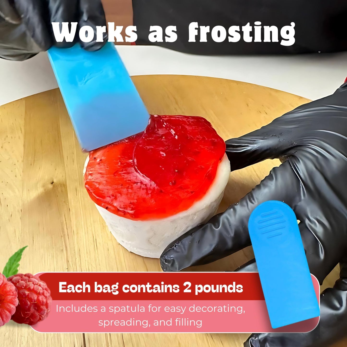 Jeynuuss Raspberry Cake Filling 2Lb With A Spatula Pastry Filling Raspberry Filling For Cakes Cream Cheese Filling Mermelada Par