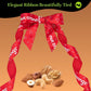 Nut Cravings Gourmet Collection - Rosh Hashana & Shana Tova Mixed Nuts Gift Basket In Reusable Wooden Tray + Heart Ribbon (12 As