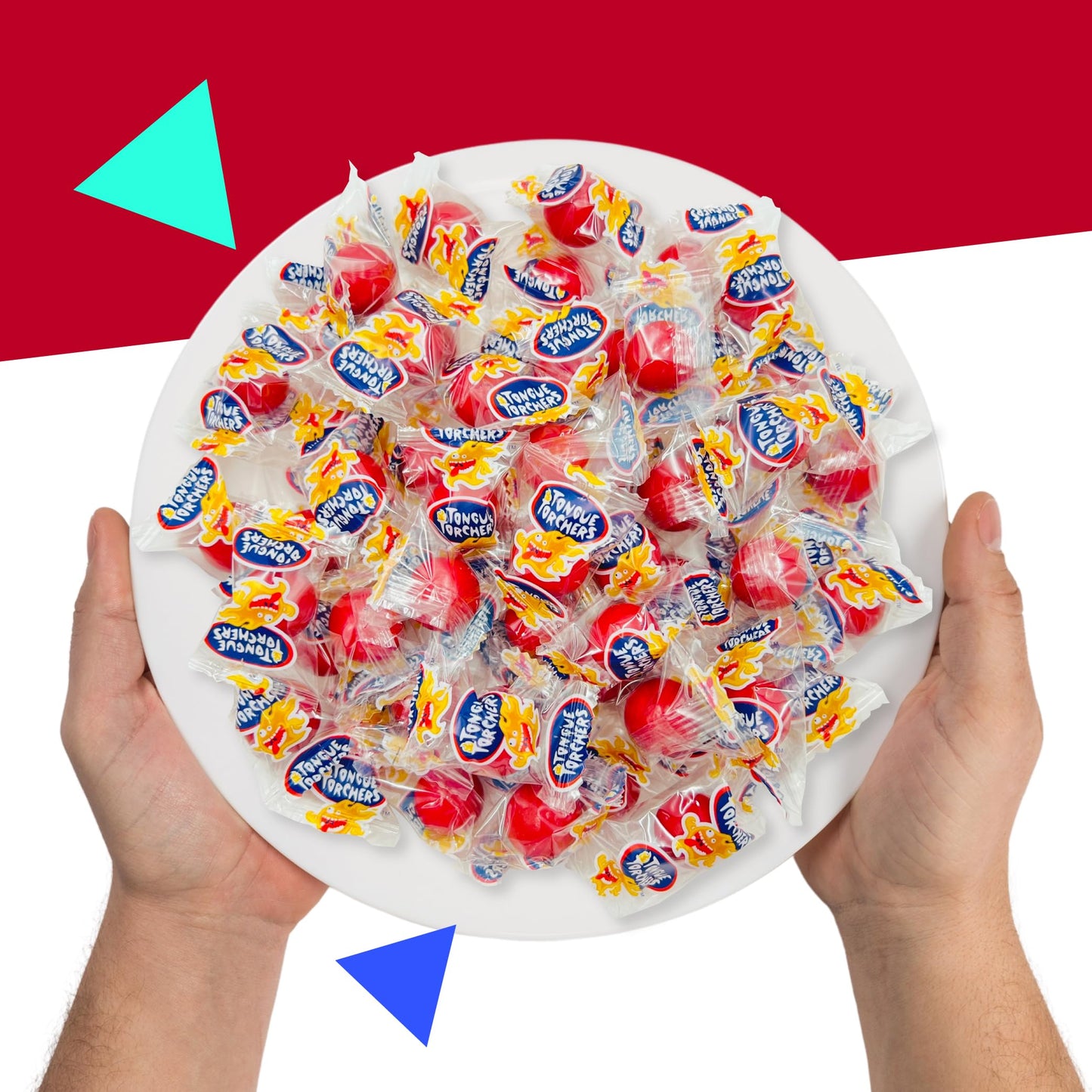 Tongue Torchers | 1 Pound Bag - Approx. 80 Count | Cinnamon Flavored Hard Candy