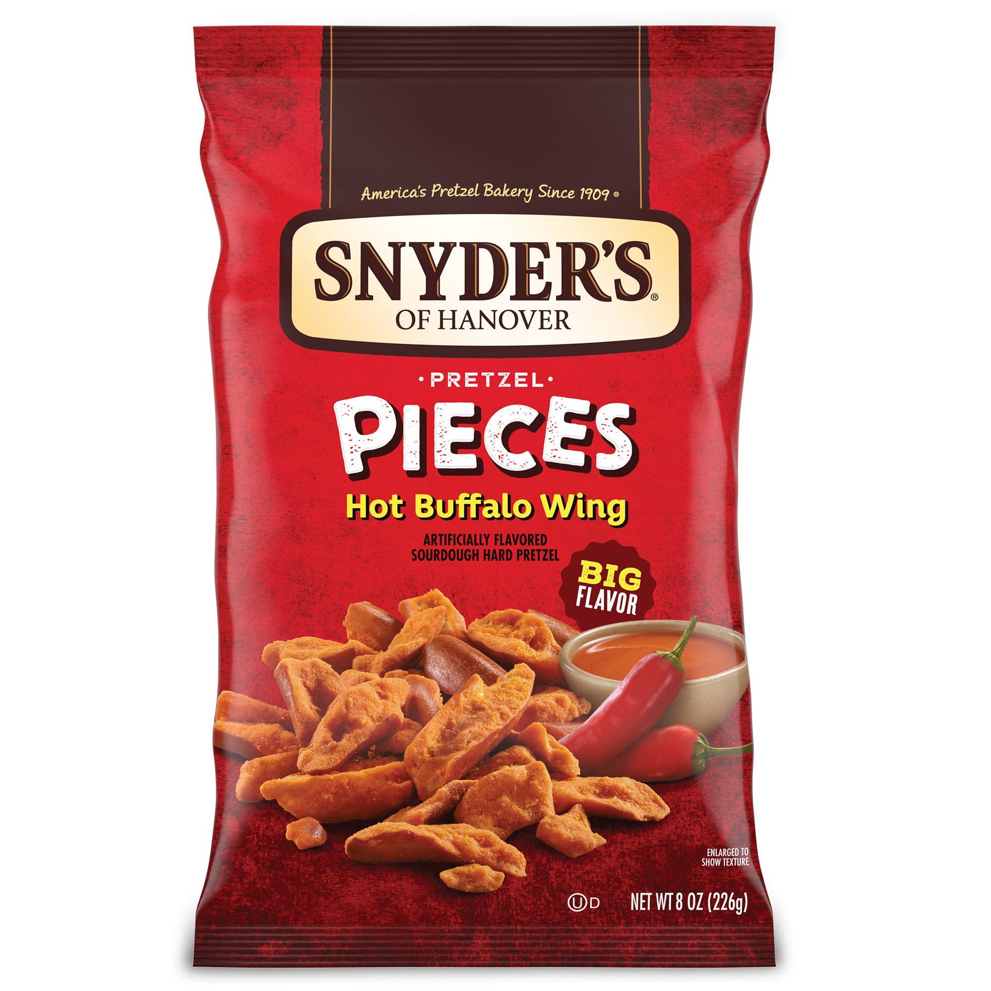 Snyder'S Of Hanover Pretzel Pieces, Hot Buffalo Wing, 8 Oz