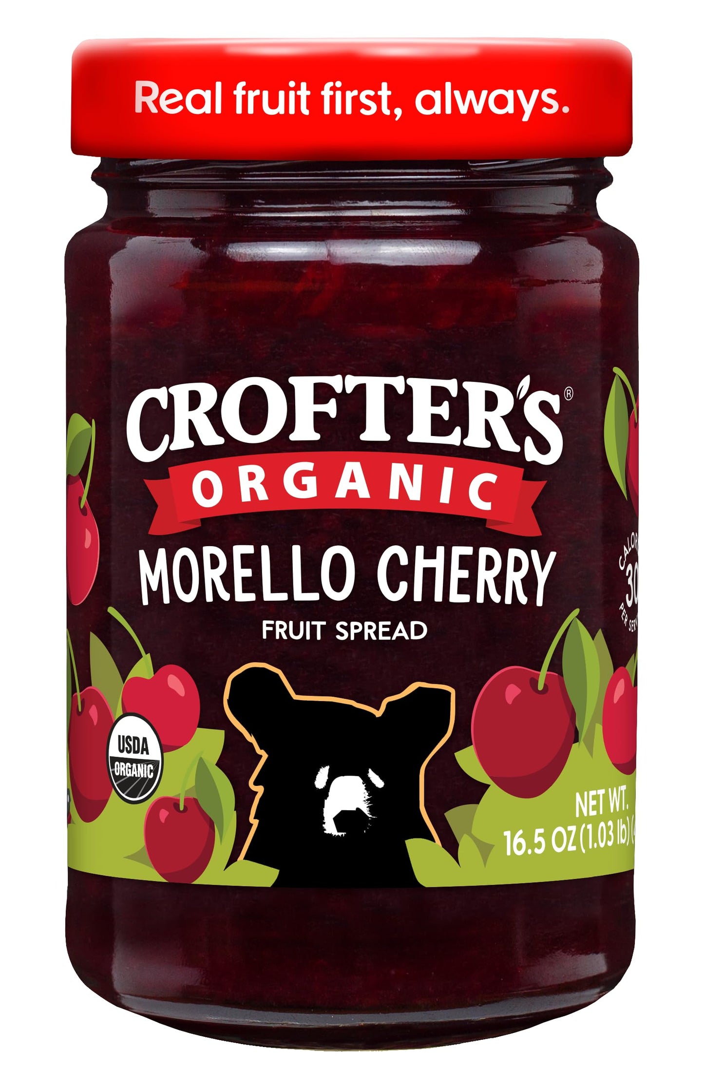 Crofters Fruit Spread Cherry 16.5 OZ, Model 0067275006700