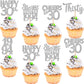 30Pcs 30Th Birthday Cupcake Toppers Glitter Thirty Happy 30Th Straight Outta 1994 Cupcake Picks For Cheers To 30 Years 30Th Birt