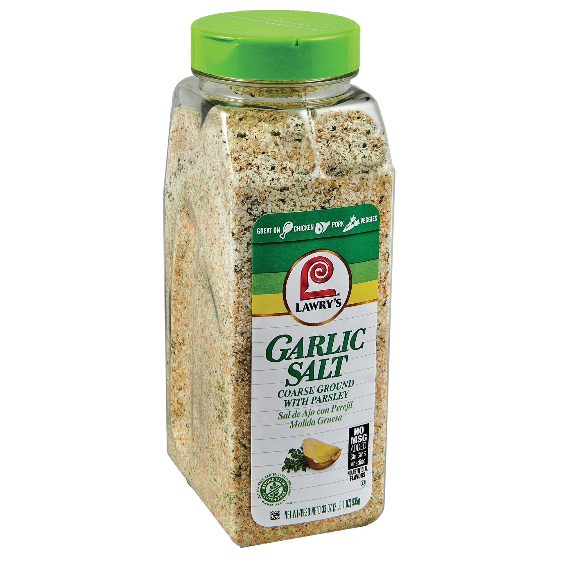 Lawrys Coarse Ground Garlic Salt with Parsley, 33 oz, 1 Pack
