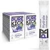 PURE KICK Hydration Singles Drink Mix, Concord Grape, 12 Boxes, 72 Packets Total, 0.13 Ounce Each