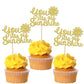 24 Pcs You Are My Sunshine Cupcake Toppers With Gold Glitter Sun Smile Face Bridal Shower Sunshine Cupcake Picks Wedding Engagem